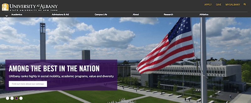 Cover image for Brand Overhaul – University at Albany