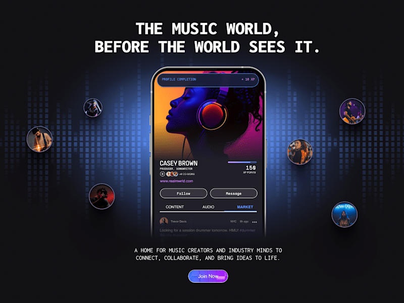 Cover image for Realm - Social Media Platform for Music Producers and Artists