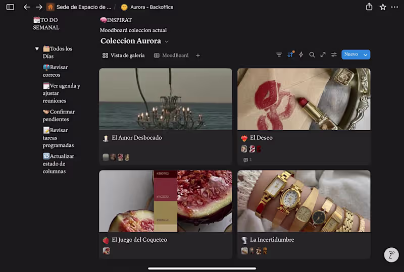 Cover image for Creative Concept Development  – Susurro de Luz Collection