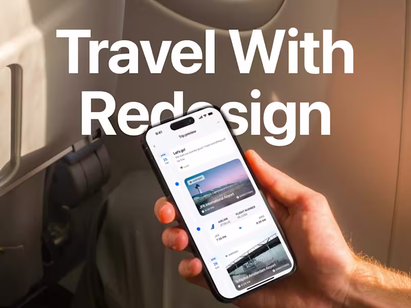 Cover image for TravelWith | iOS App Design