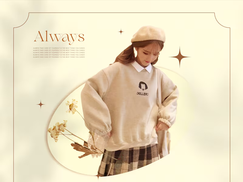 Cover image for 
Instagram post Aesthetic design