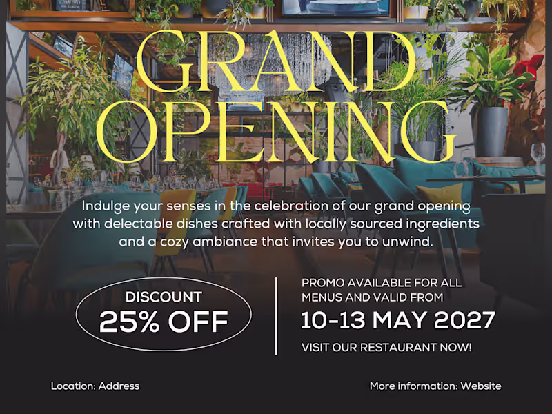 Cover image for Creative flyer design for advertising your business or brand.