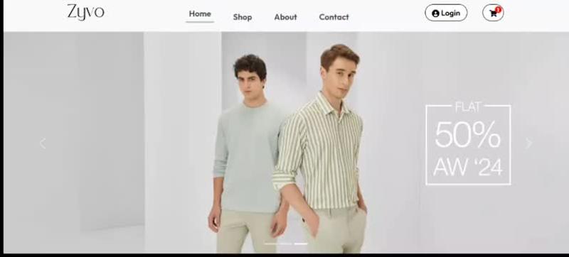 Cover image for Zyvo Ecommerce