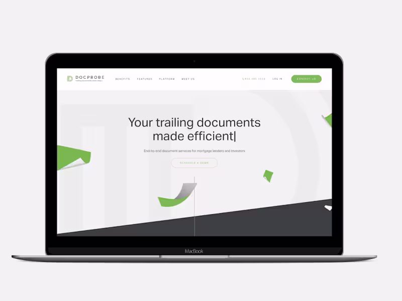 Cover image for DocProbe Website design