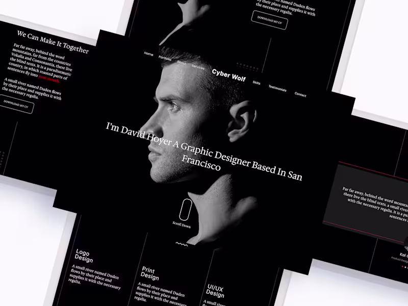 Cover image for Personal Portfolio Website Design