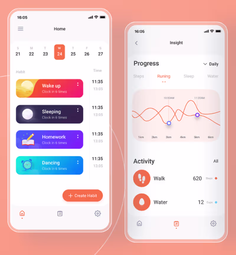 Cover image for Routine/Habit Tracing App