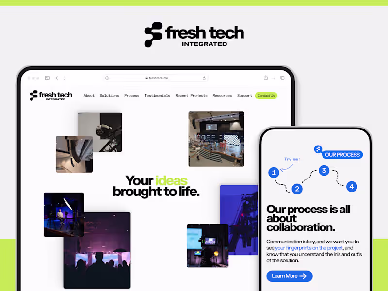Cover image for Framer Website - Fresh Tech Integrated