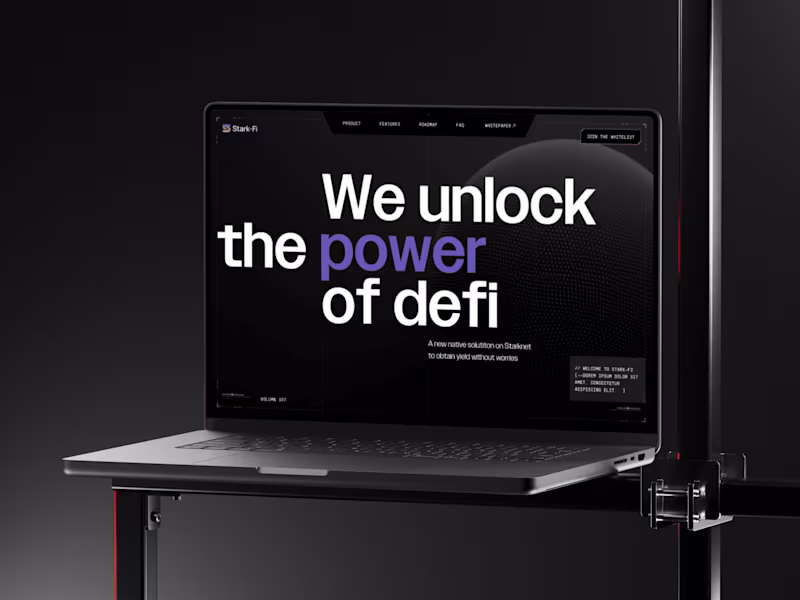 Cover image for Stark-Fi Website & Branding 