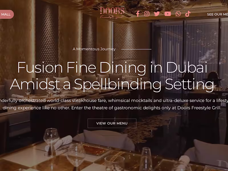 Cover image for Fine Dining In Dubai - Unique Steak & Seafood Experience