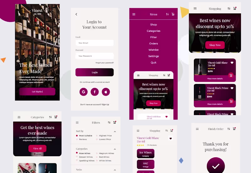 Cover image for Wine app 