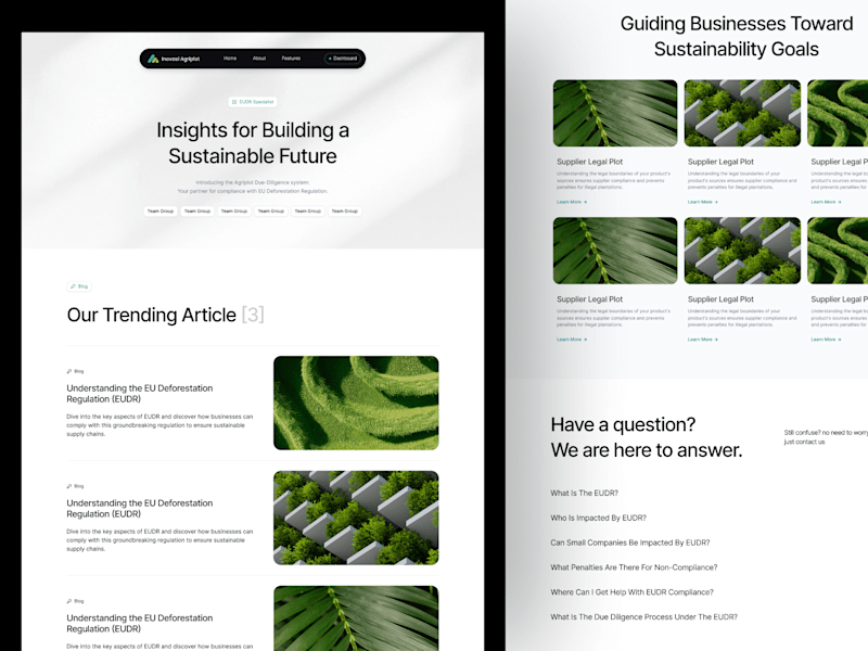 Cover image for Agriplot Article | Landing Page Design & Webflow Development