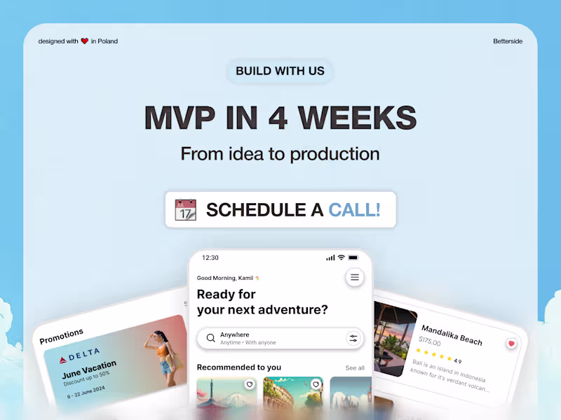 Cover image for Launch your idea fast with a polished product.