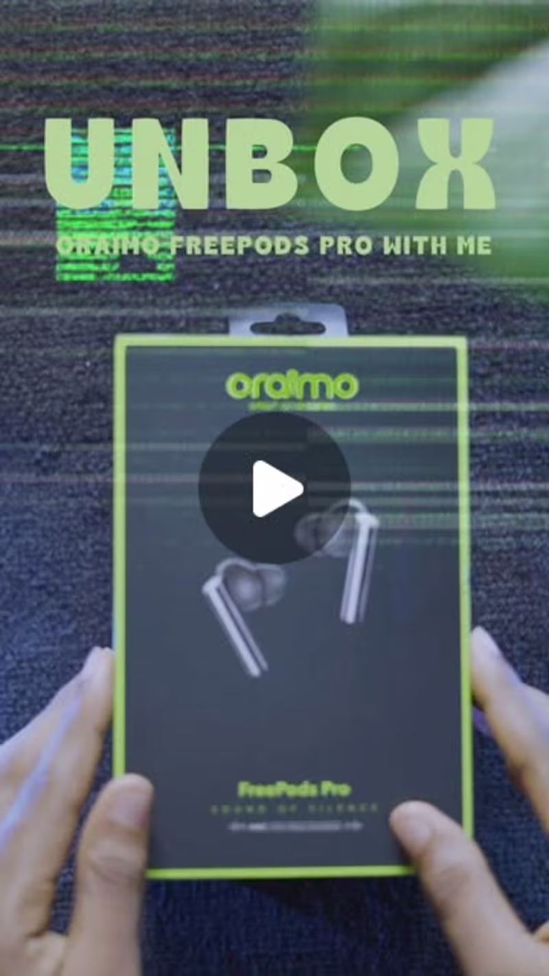 Cover image for  Oraimo AirPods Unboxing | Videography + Product Marketing