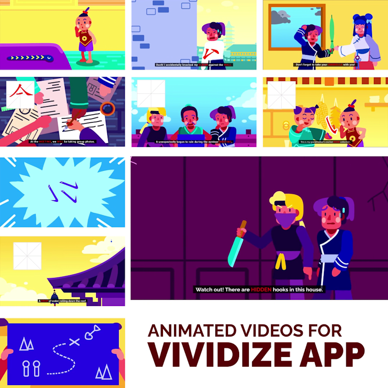 Cover image for Character Animations for VIVIDZE App