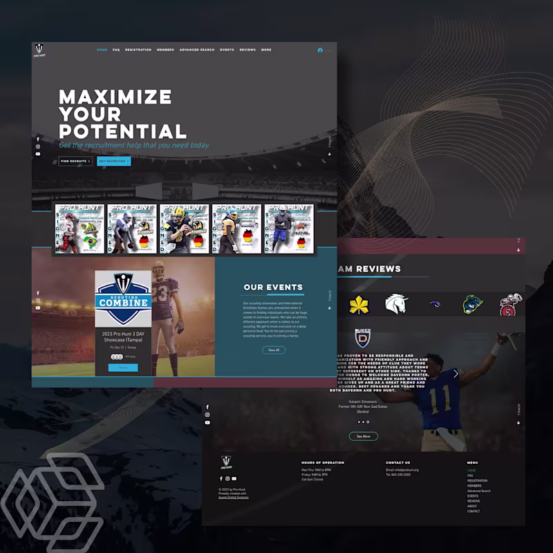 Cover image for Pro Hunt - Overseas American Football Recruitment