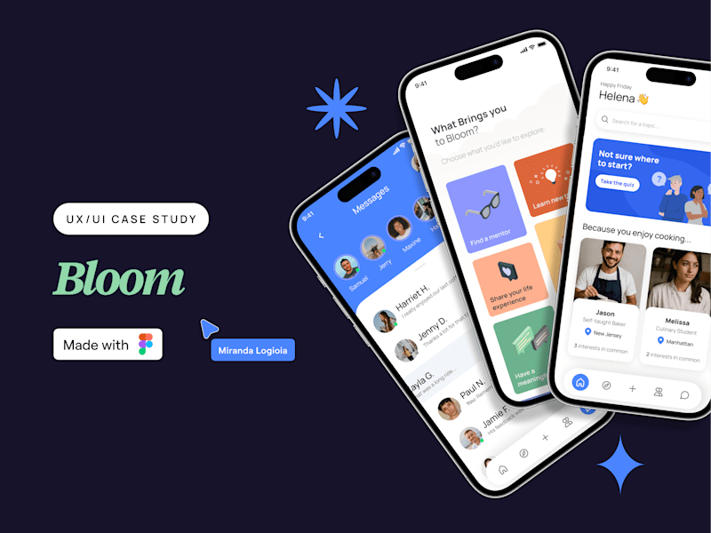 Cover image for Bloom | UX/UI Case Study on Emotional Design