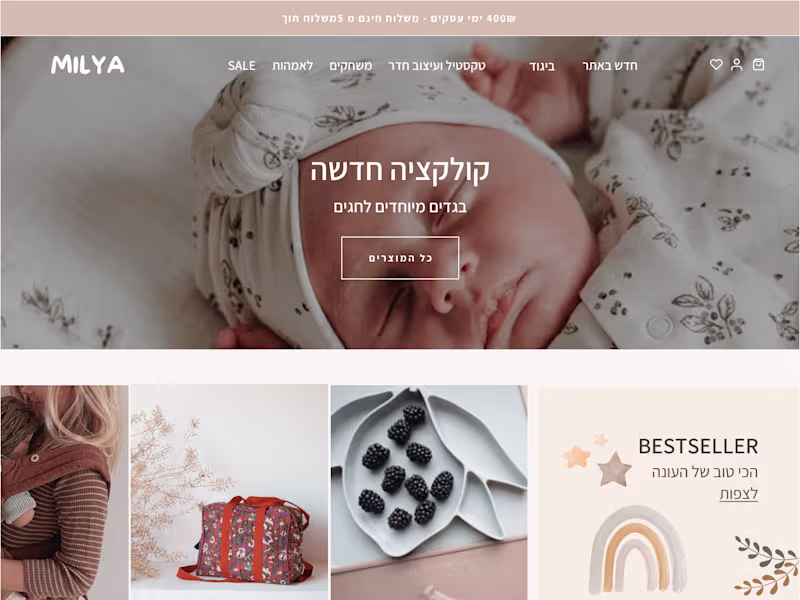 Cover image for Milya store : E-commerce