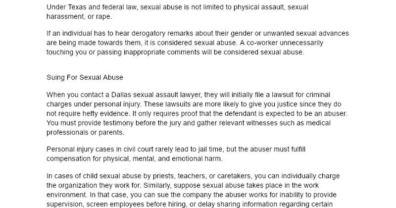 Cover image for Legal Guidance on Sexual Abuse Compensation