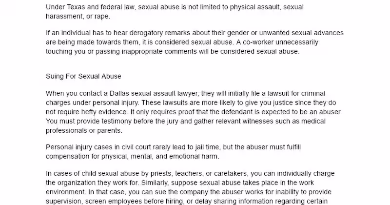 Cover image for Legal Guidance on Sexual Abuse Compensation