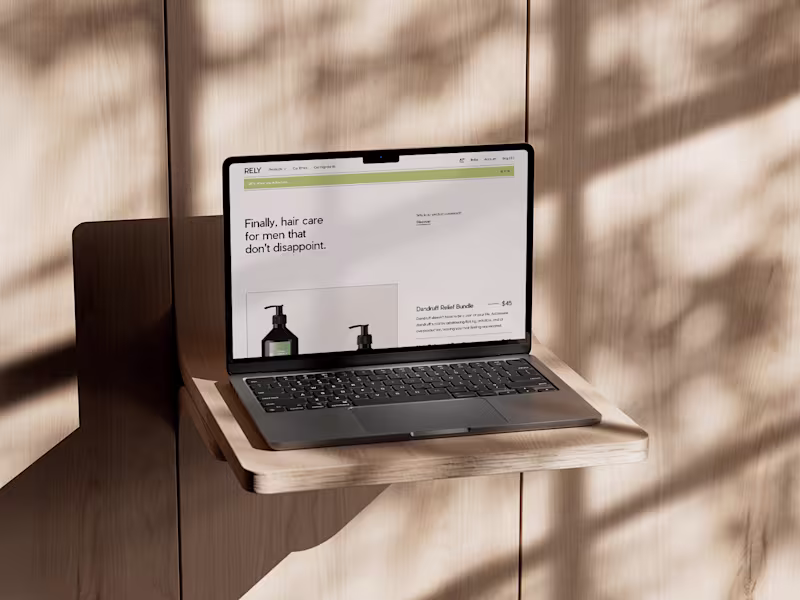 Cover image for RELY. eCommerce Website Design
