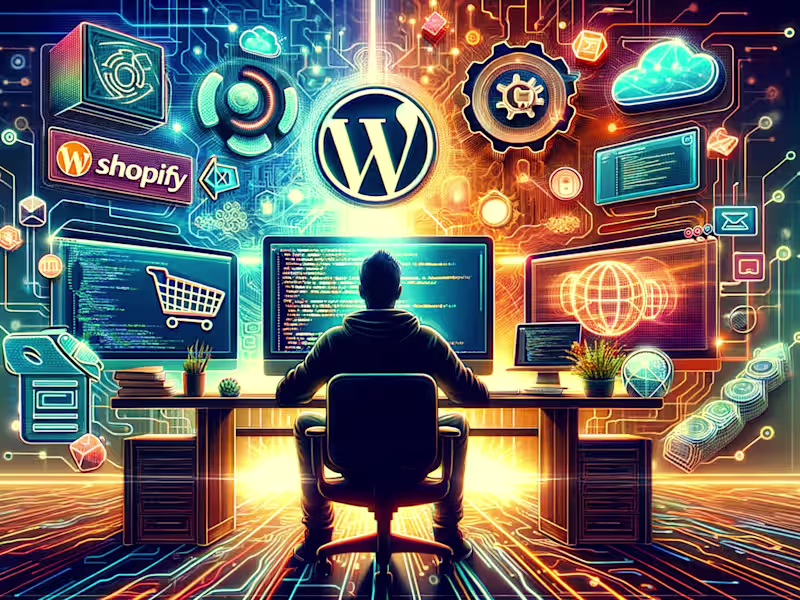 Cover image for Word Press, Shopify, Web Flow saervices 