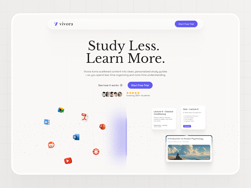 Cover image for Vivora.ai Dashboard and Landing Page