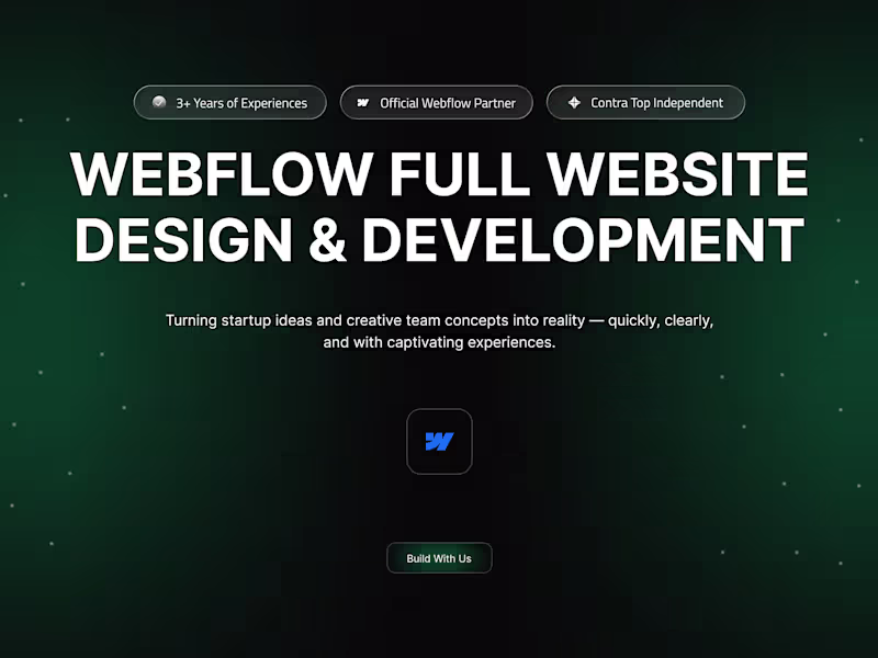 Cover image for Webflow Full Website Design & Development