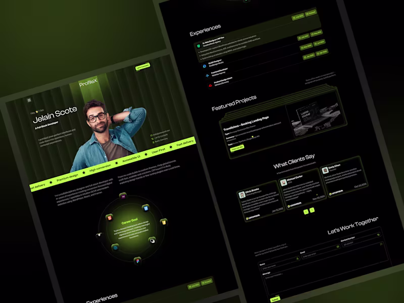 Cover image for ProfileX: Resume Template