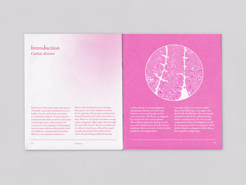 Cover image for Free From - The little celiac guide on Behance
