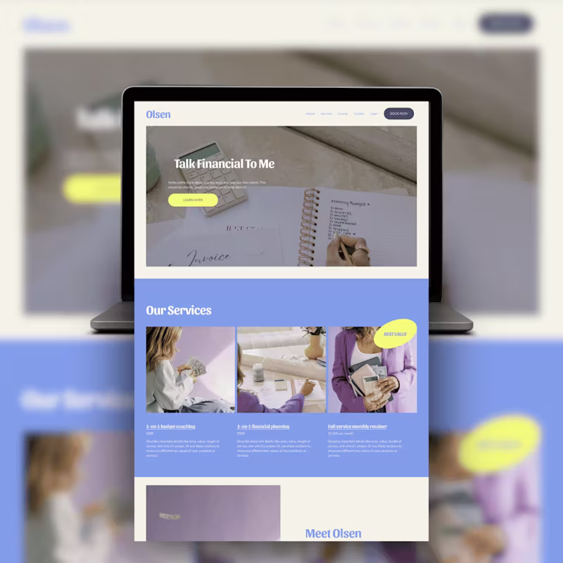 Cover image for Olsen Website Template