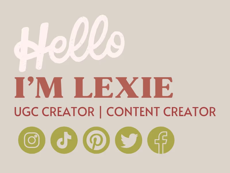 Cover image for UGC Portfolio
