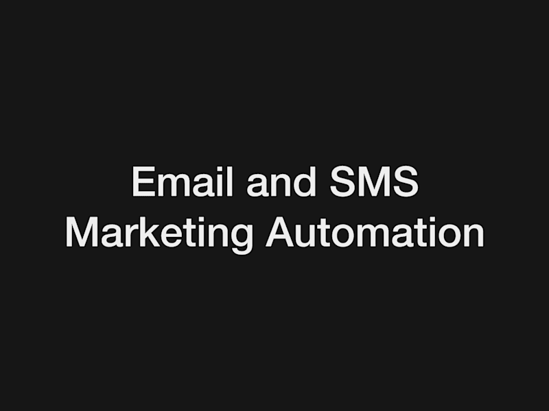Cover image for Email and SMS Marketing Automation