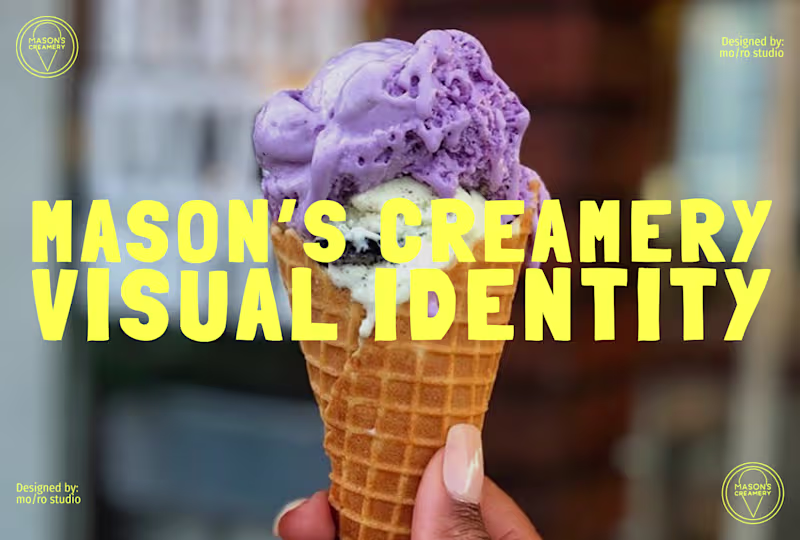 Cover image for Mason's Creamery - Visual Identity