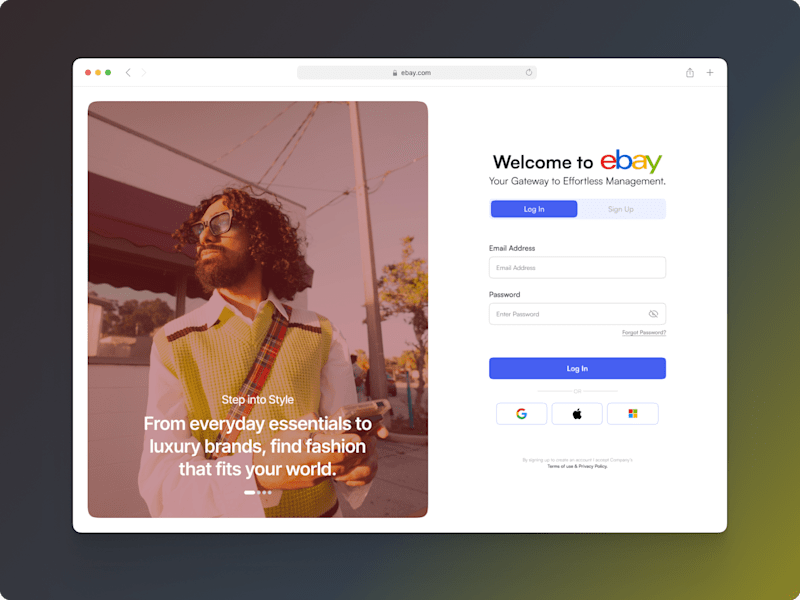Cover image for eBay Onboarding Flow Design