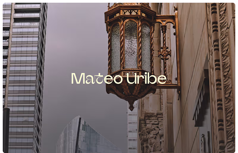 Cover image for Mateo Uribe | Branding
