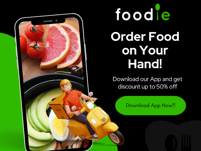 Cover image for Foodie Park: Food delivery App