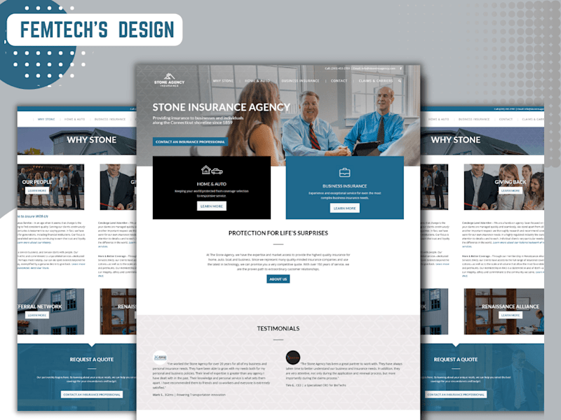 Cover image for Website design using WordPress, Wix and Squarespace