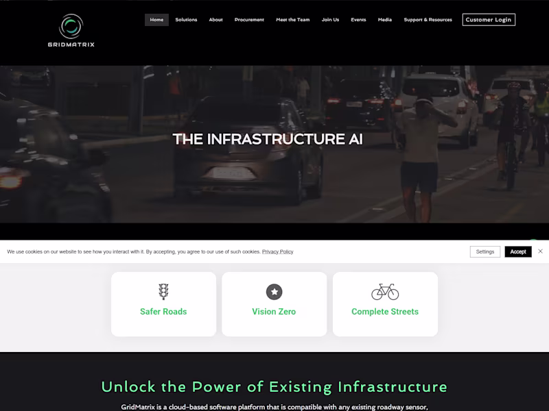 Cover image for GridMatrix – AI‑Powered Smart Transportation & Infrastructure