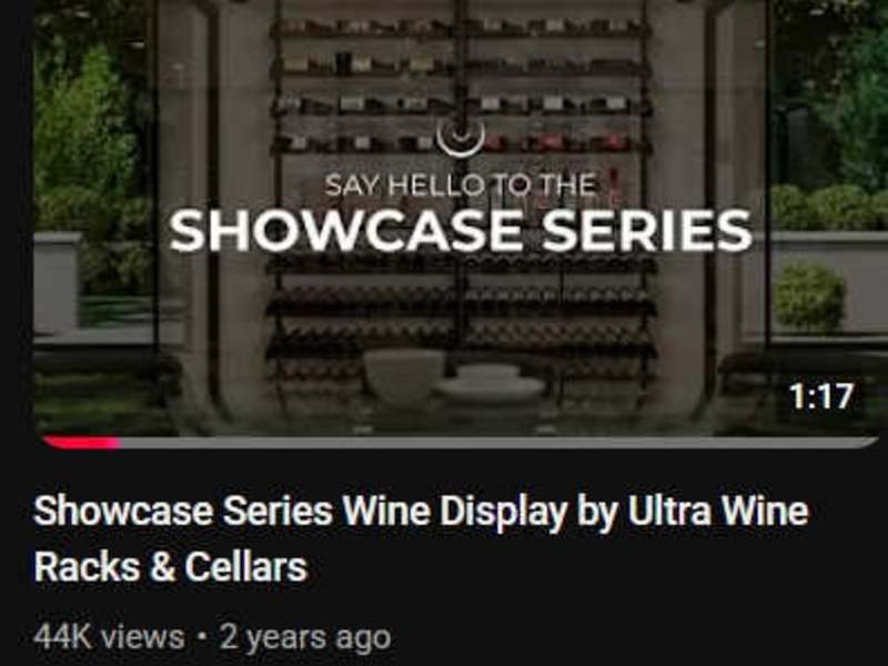 Cover image for Wine Display Promo | 44K Views - Brand Video