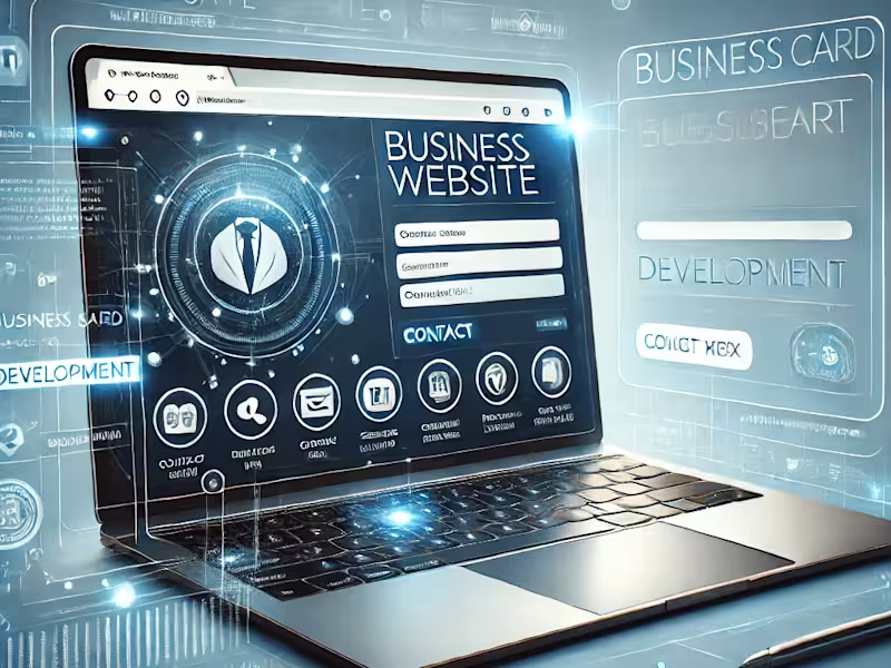 Cover image for Business Card Website Development 