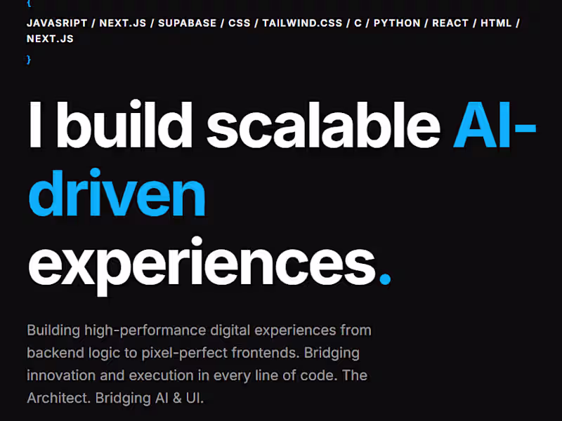 Cover image for WEBSITE DESIGNER  and AUTOMATION Tool Builder