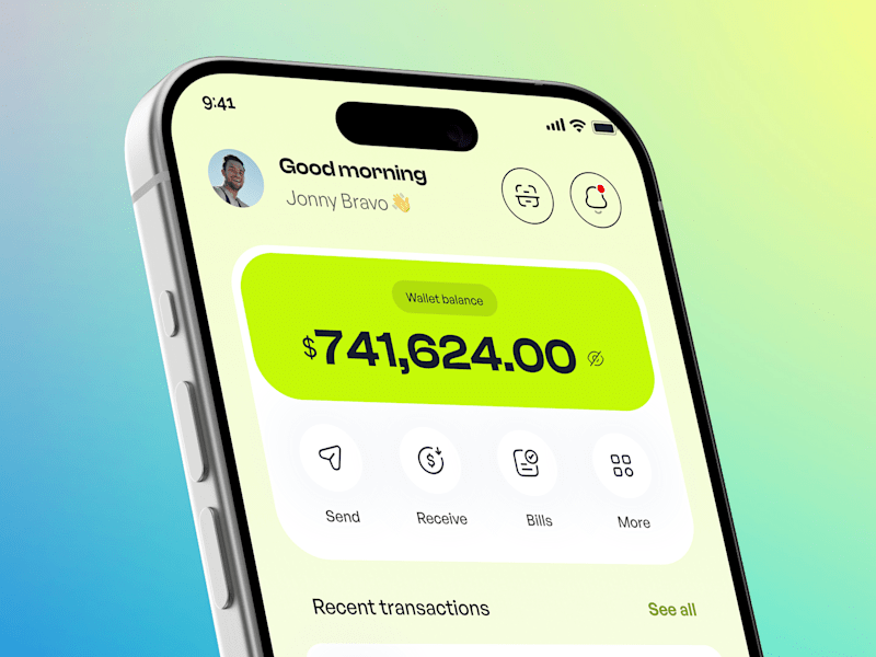 Cover image for Fintech App Concept Design