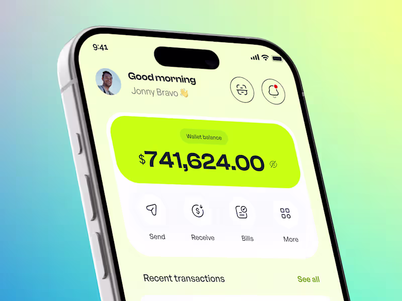 Cover image for Fintech App Concept Design