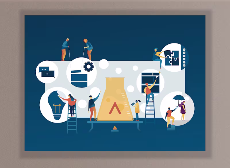 Cover image for Main illustration for branding project