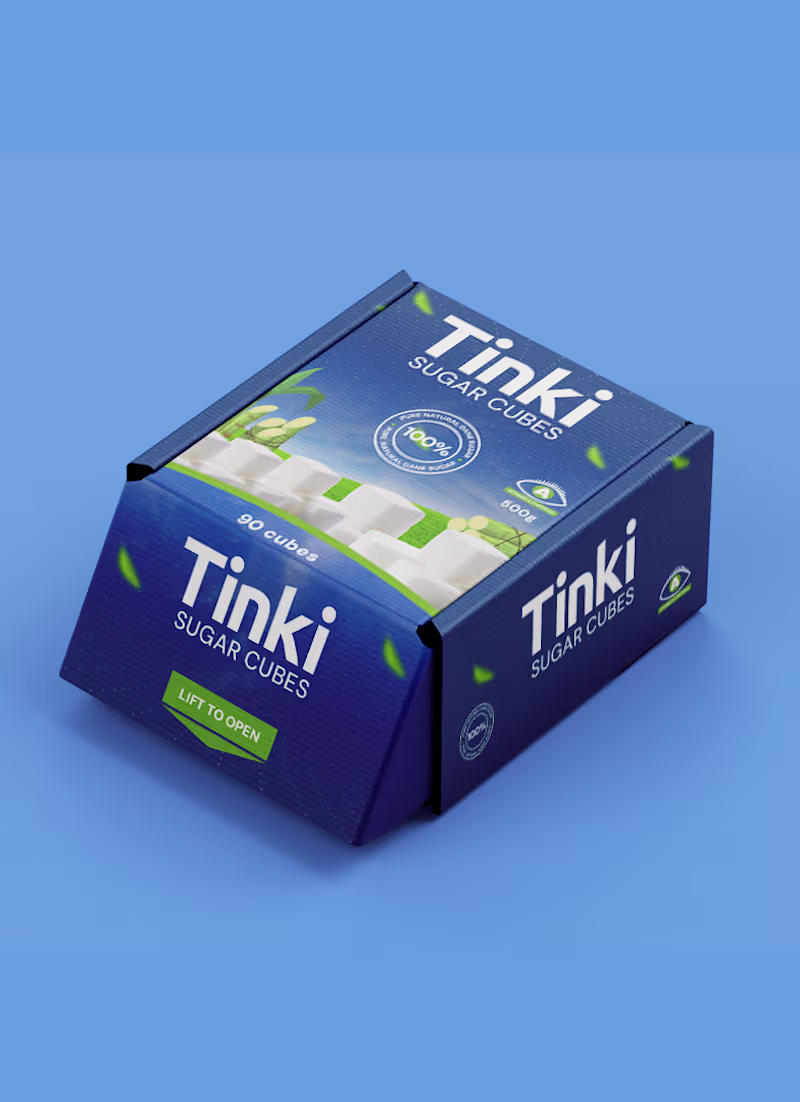 Cover image for Excited to share a glimpse of the TINKI Sugar packaging desi...