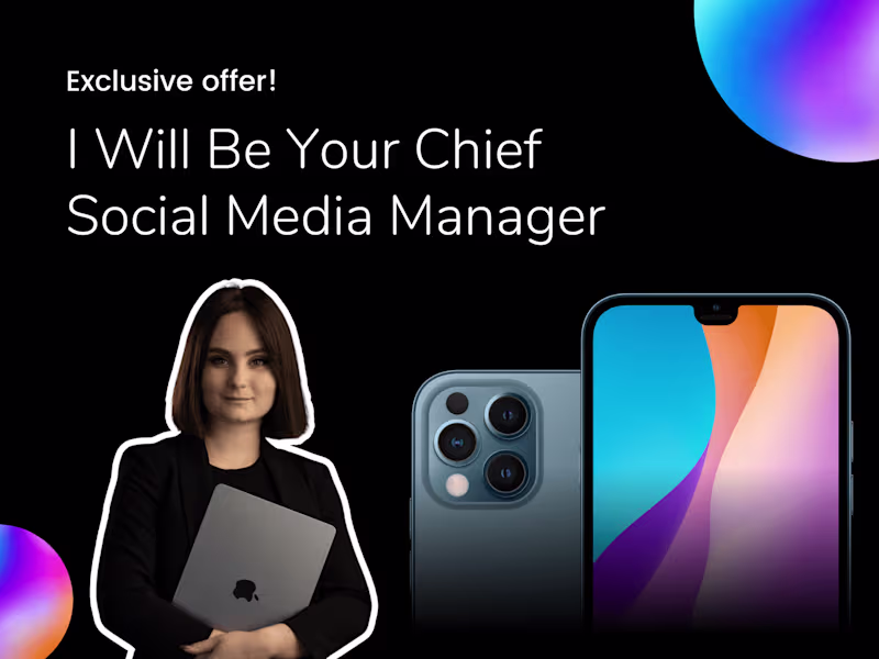 Cover image for I Will Manage Your Social Media Accounts For You