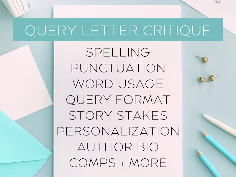 Cover image for Query Letter Critique