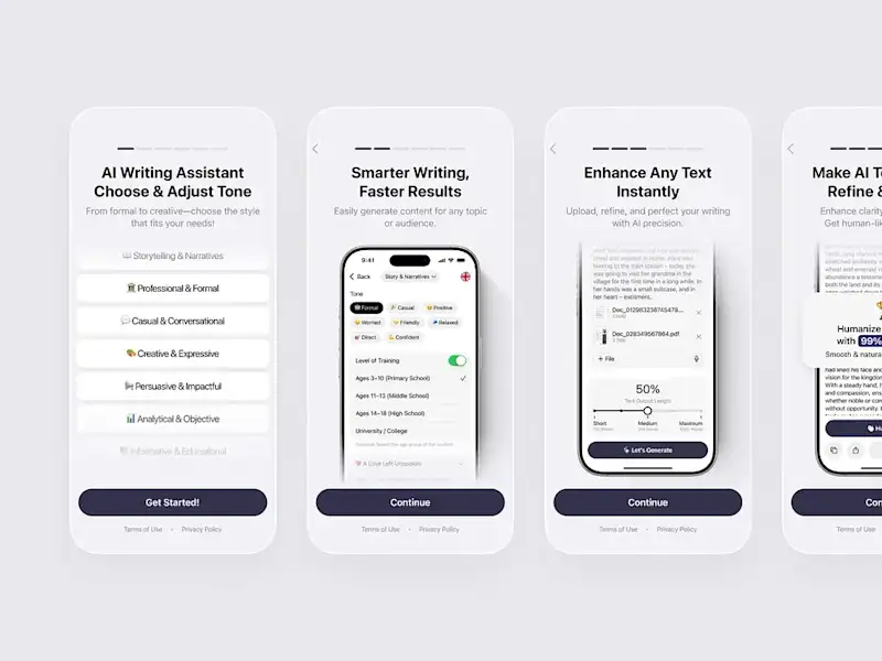 Cover image for AI Writing Assistant App Onboarding