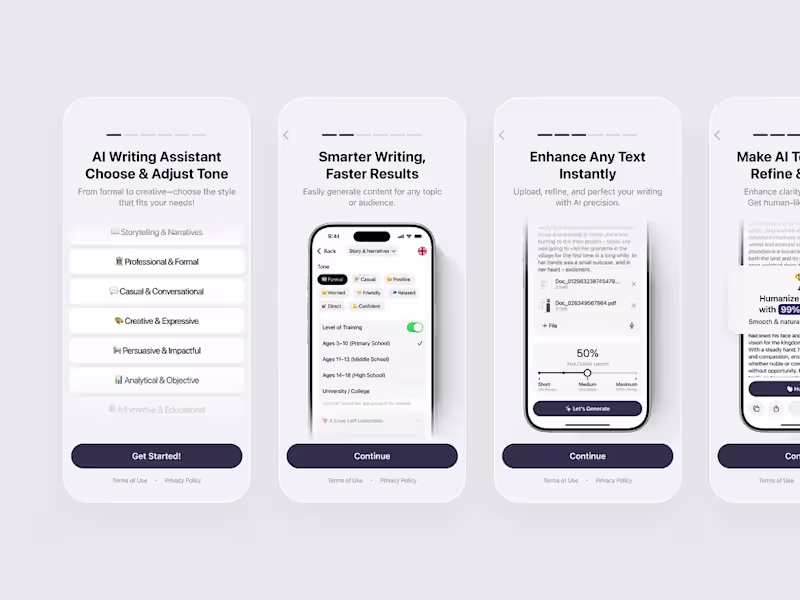 Cover image for AI Writing Assistant App Onboarding