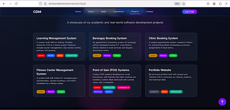 Cover image for Christian David Moreno - Full Stack Developer